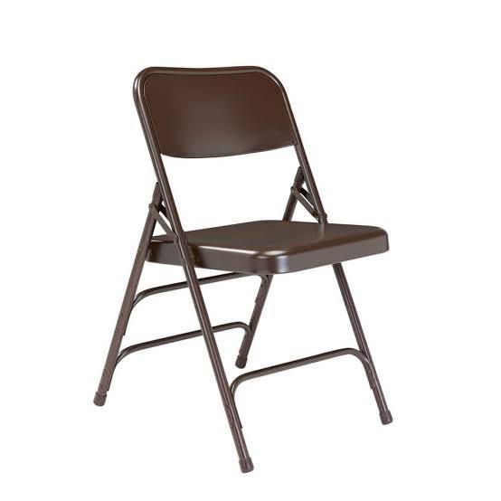 Where to find FOLDING CHAIR BROWN in Salina